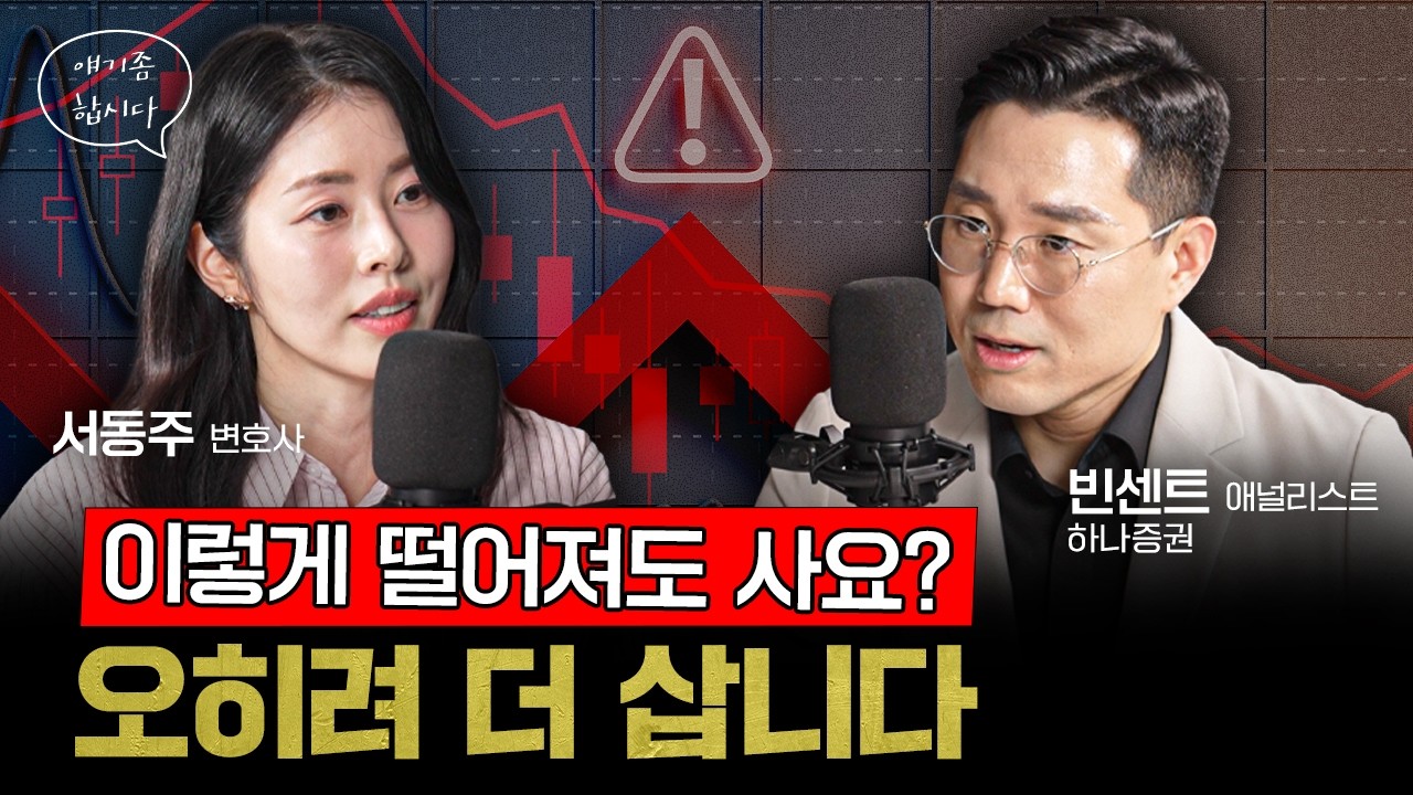 급락장인데도 "더 사세요"…빈센트가 자신 있는 이유 | 빈센트 하나증권 애널리스트 [얘기좀합시다]
