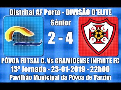 Distrital AF Porto - Elite 13ª Jor. "Póvoa FC Vs Gramidense IFC" 2018/19