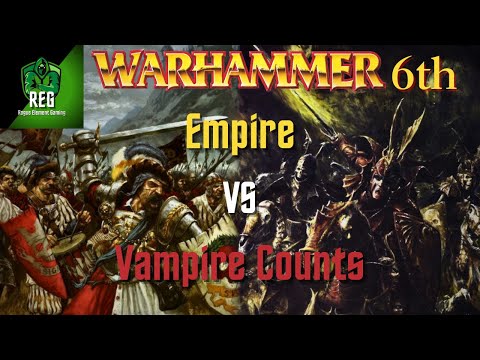Warhammer Fantasy 6th Edition Battle Report | Empire vs Vampire Counts