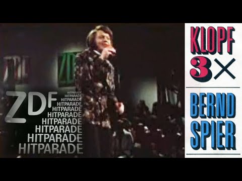 Bernd Spier - Klopf 3x (ZDF-Hitparade 20.03.1971)