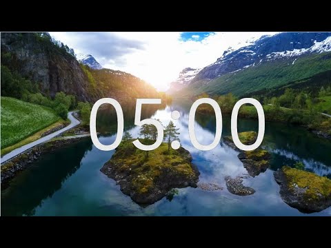 5 Minute Timer With Relaxing Music: Nature Theme