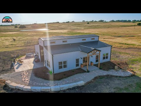 $200k 500 Sq. Ft. Barndominium for Family of 6 Offers Financial Freedom
