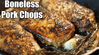 How to Make JUICY Boneless Pork Chops| Pork Chops Recipe| Must Try!