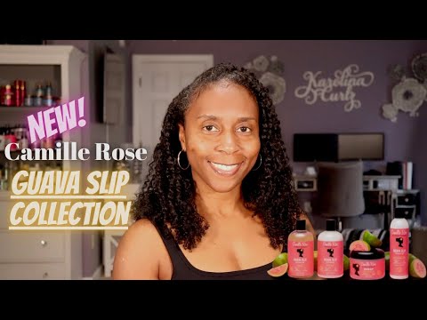 This Was Interesting...Trying The NEW Camille Rose Guava Slip Collection| Wash & Go and A Twistout?!