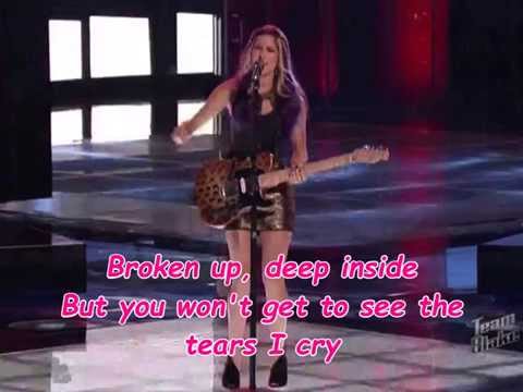 Cassadee Pope - Behind These Hazel Eyes (The Voice - Studio Version) (Lyrics)
