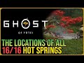All Hot Spring Locations Ghost Of Yotei