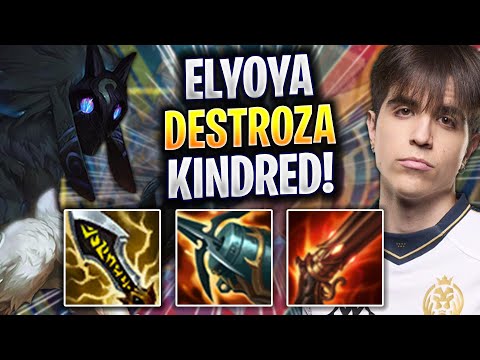 ELYOYA DESTROZA CON KINDRED! - MAD Elyoya Juega Kindred Jungla vs Elise! | Preseason 2023