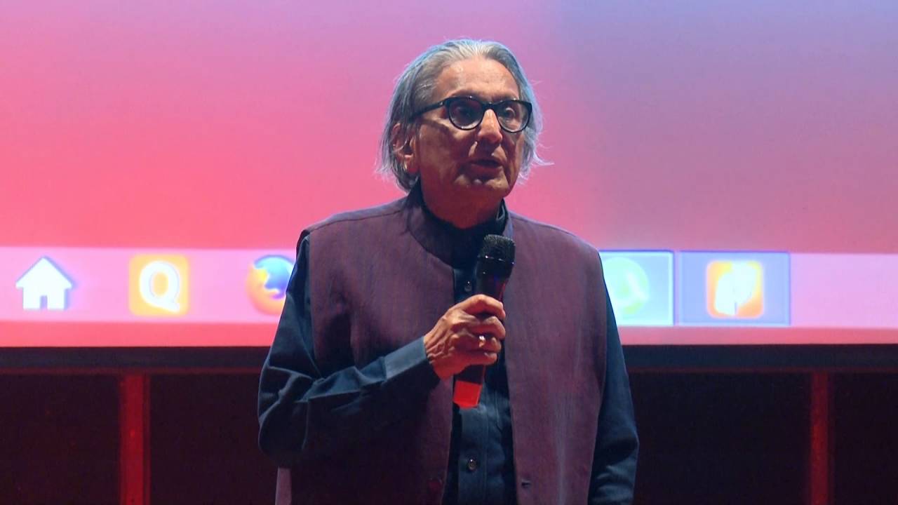 Create, Explore and Love your life | B V Doshi | TEDxNirmaUniversity