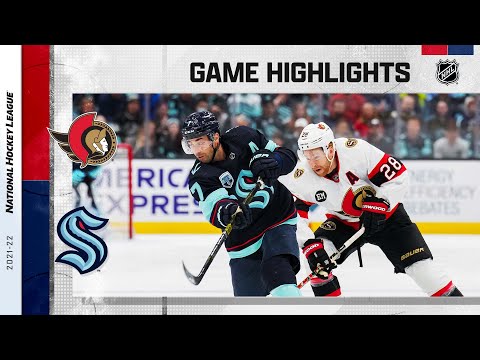 Senators @ Kraken 4/18 | NHL Highlights 2022