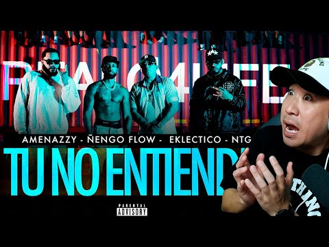 Coreano Loco reacciona a Tu No Entiende 🤯🔥 Amenazzy, Ñengo Flow, NTG, Eklectico, Tito Flow
