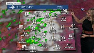 After more heat today, a weak cold front will come in Tuesday