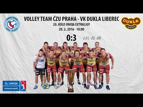 SESTŘIH: Volley team ČZU Praha - VK Dukla Liberec