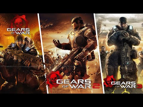 Gears of War Trilogy (Gears 1,2,3)  - Full Game Walkthrough in 4K 60 FPS