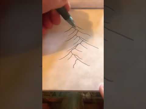 Draw quick but awesome mountains for your fantasy maps #shorts #shortsvideo #drawing #art #fantasy