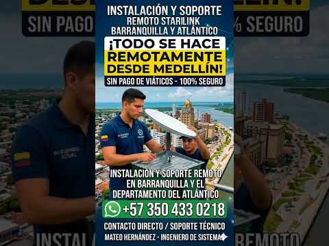 ​¡Starlink llega a Barranquilla y todo el Atlántico! 🌊 Internet Satelital de Alta Velocidad.