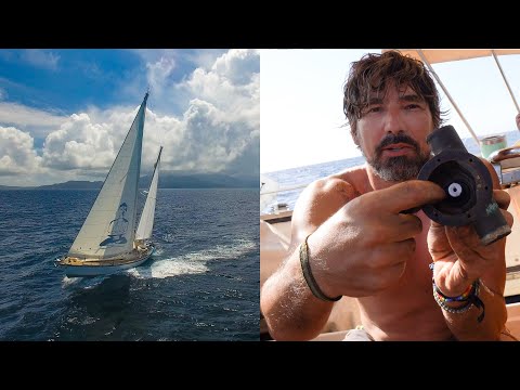 Cooling Pump FAILURE!  STOP Motoring You P***y's!!!!- Sailing Vessel Delos Ep. 214