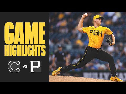 Mitch Keller Throws Eight Shutout Innings in Win | Cubs vs. Pirates Highlights (8/25/23)