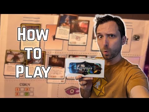 Learn the art of control in a TCG called Territory - King of the Hill mode (How to Play Board Games)