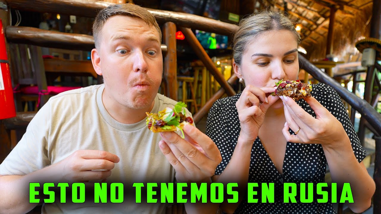 MIS AMIGOS PRUEBAN LA COMIDA MEXICANA POR PRIMERA VEZ 🇲🇽