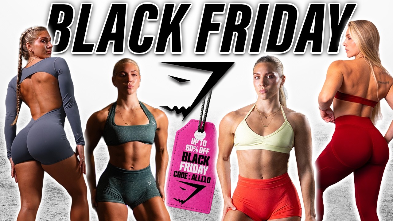 GYMSHARK BLACK FRIDAY SALE HAUL | MY TOP PICKS