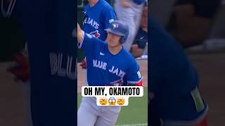 KAZUMA OKAMOTO 3-RUN GO-AHEAD HOMER ???? #BlueJays #MLB #Toronto