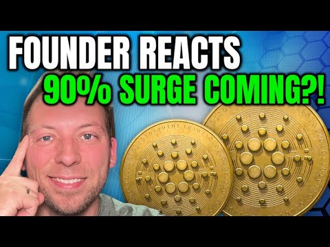 CARDANO - FOUNDER REACTS TO ADA PRICE!!! 90% RALLY WHEN THIS HAPPENS!