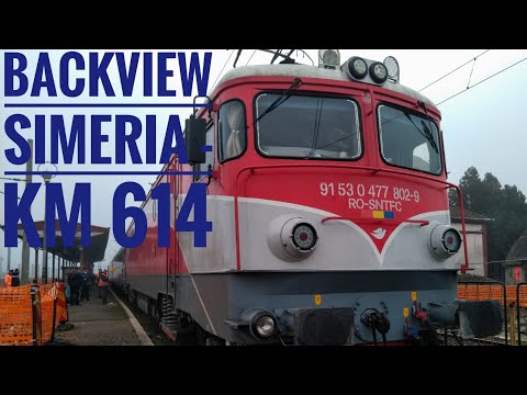 Stadiul lucrarilor Coridorul IV feroviar Simeria - Km 614 backview