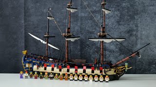 LEGO Privateer Frigate Fortuna Speed Build - LEGO Bricklink Designer Program Series 7 910059