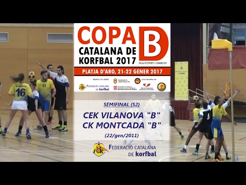 Vilanova B - Montcada B (Semifinal 2 Copa B 2017) Fed.Cat.Korfbal