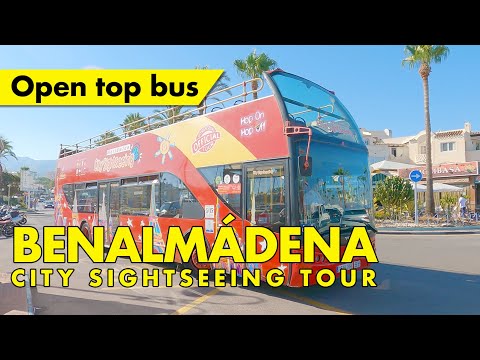 Benalmádena in July - Costa del Sol open top bus sightseeing tour