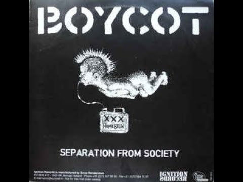 Boycot / Distress - Separation From Society Split 10" LP 1997 (Full Album)