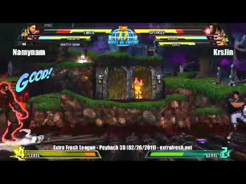 EFL Payback 3D - Marvel vs Capcom 3 Brackets -  Namynam vs KrsJin
