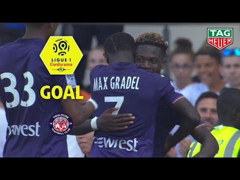Goal Aaron LEYA ISEKA (44') / Toulouse FC - Girondins de Bordeaux (2-1) (TFC-GdB) / 2018-19