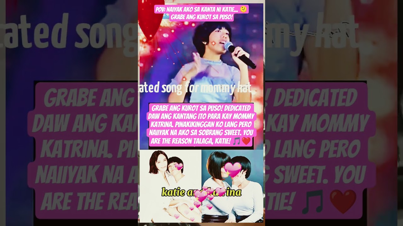 Isang espesyal na kanta para kay Mommy Katrina. 🥹🎤#shorts #youtubeshorts