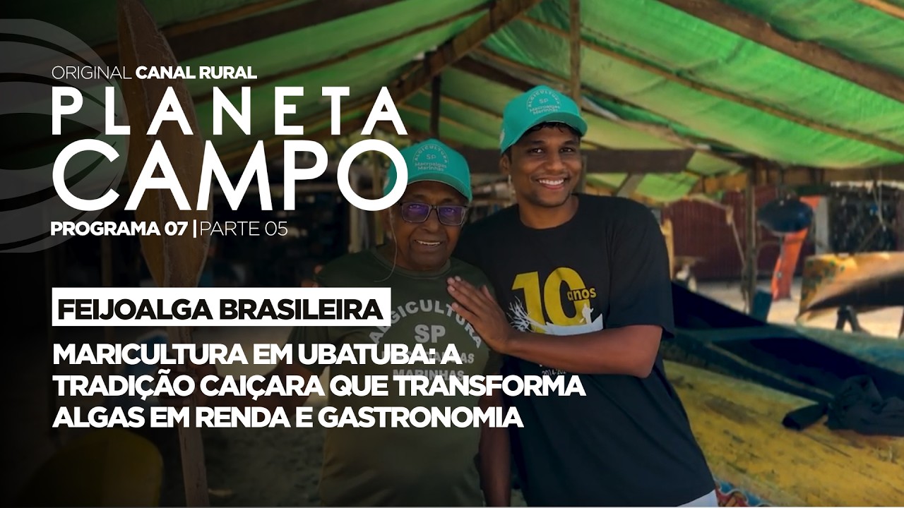 Tradição caiçara ganha força com cultivo de algas | Planeta Campo - ep.7 parte 5