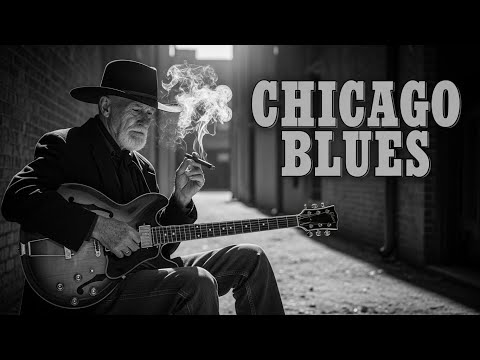 Classic Chicago Blues Street Guitar Warm Tone Deep Soul Rhythm for Night Relax