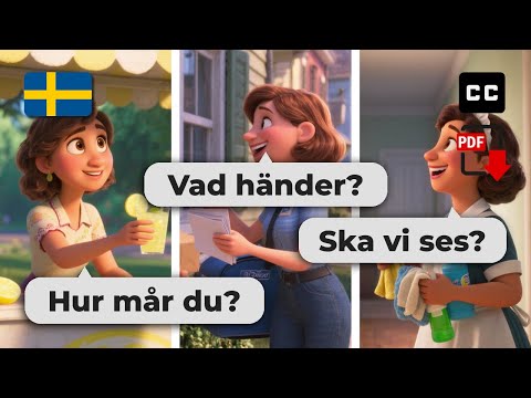 7 Easy Swedish Conversations to Boost Your Skills 🇸🇪 Beginner Level A2-B1