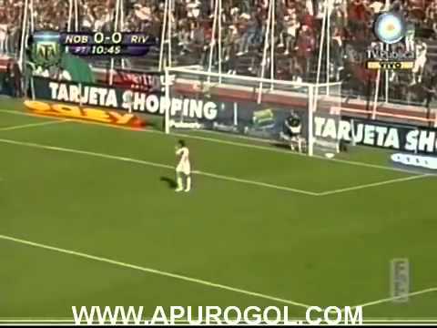 Newell´s 1 River Plate 0 Video Gol de Borghello -- Torneo Apertura 2010 Septima Fecha