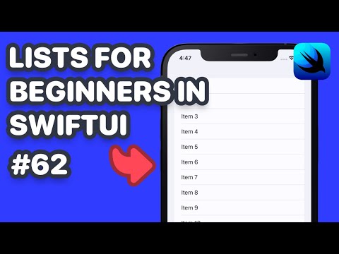 SwiftUI List For Beginners (List in SwiftUI, SwiftUI List) thumbnail