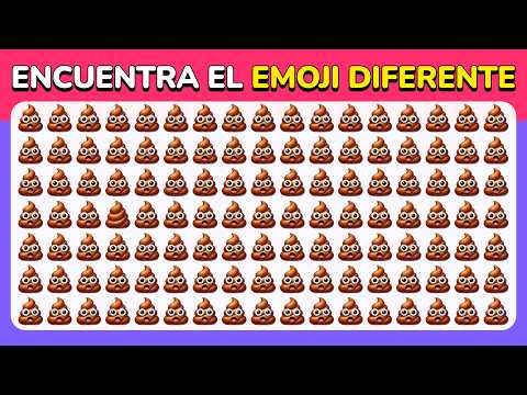 Encuentra el Emoji Diferente - Edición Extrema 🔥🤩💩 | 35 Niveles Definitivos - Desafío de Emojis
