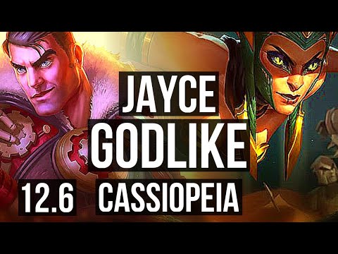 JAYCE vs CASSIOPEIA (TOP) | 12/2/11, 66% winrate, Godlike | KR Challenger | 12.6