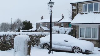 Heavy Snow in UK (December 2014) Buxton, Derbyshire