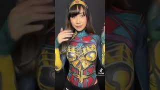 Body Paint Art/ボディーペイントアート #TikTok #shorts