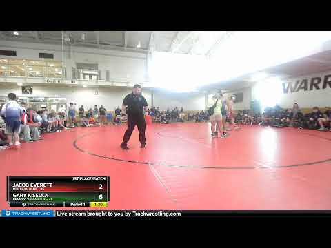 187 Lbs Placement Matches (16 Team) - Jacob Everett, Michigan Blue Vs Gary Kiselka, Pennsylvania B