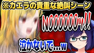 どんなホラゲも一切効かないカエラが大絶叫する貴重なシーン【ホロライブID切り抜き/カエラ・コヴァルスキア/友人A/日本語翻訳】