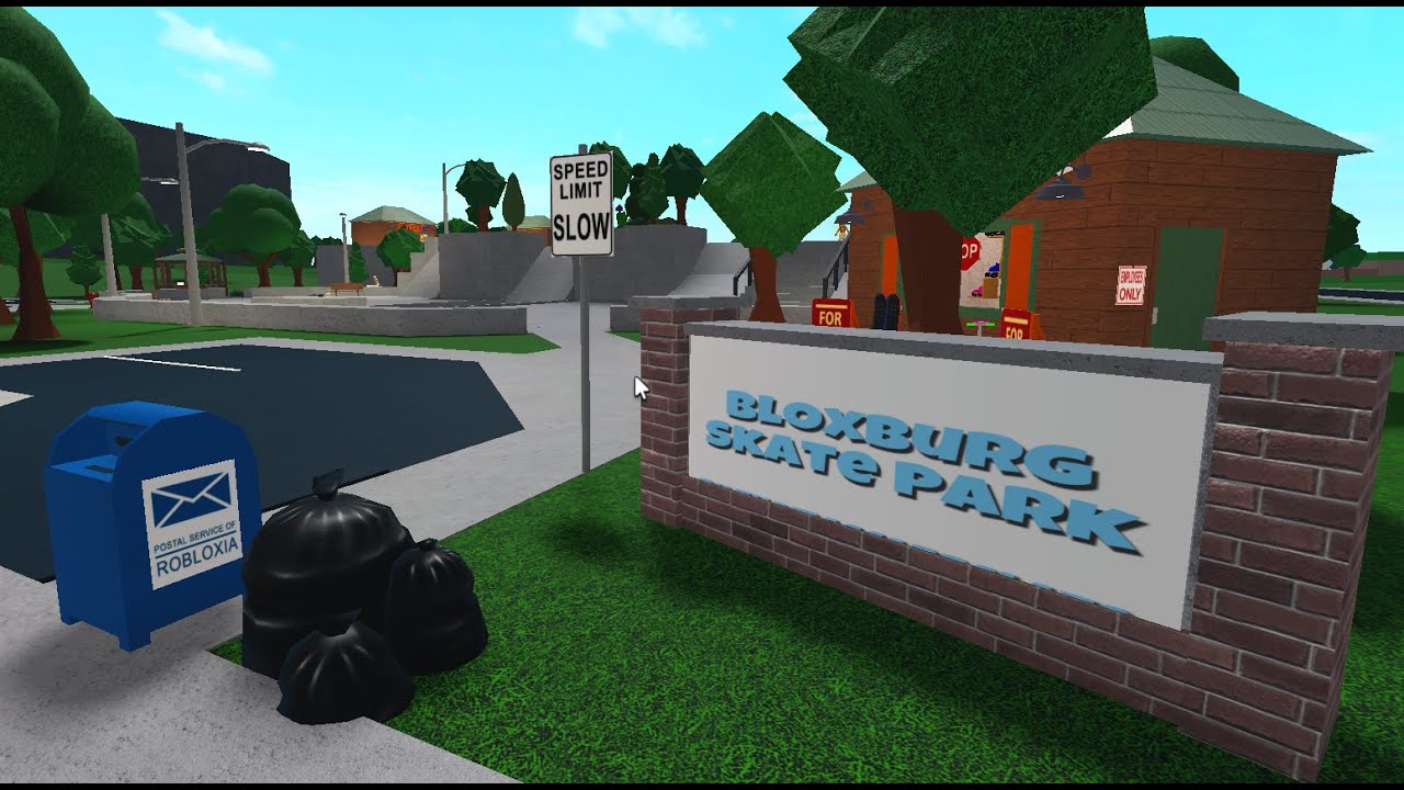 Roblox Bloxburg Skate Park Build Tour