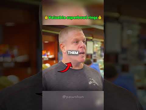 He couldn’t believe the Super Bowl rings were worth this much! 🤑💰