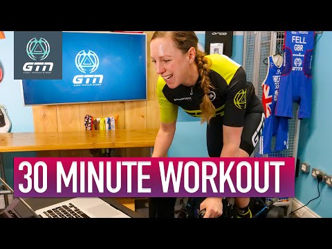 30 Minute Indoor Bike Workout | Micro Burst Cycling Power Session!