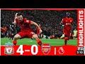 Highlights Liverpool 4-0 Arsenal | Mane, Jota, Salah & Minamino net