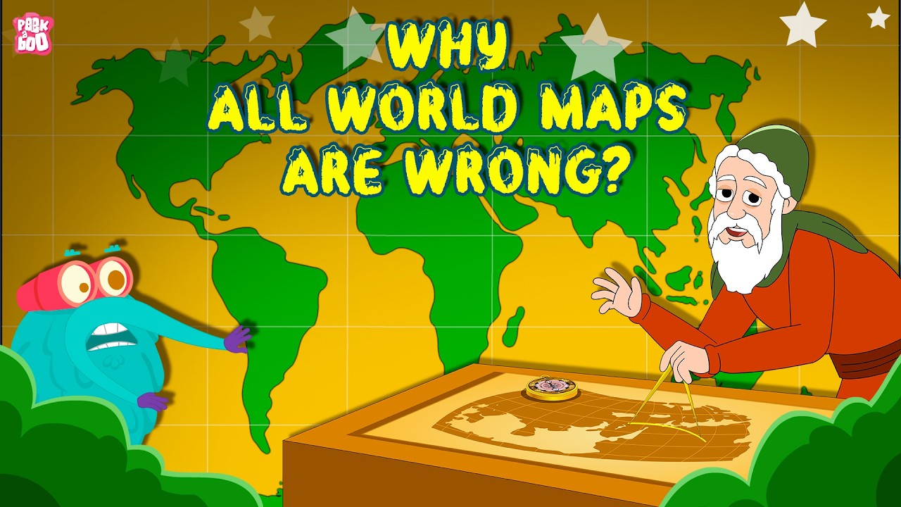 Why all World Maps are Wrong? 🌎 The Shocking Truth About World Maps | The Dr. Binocs Show